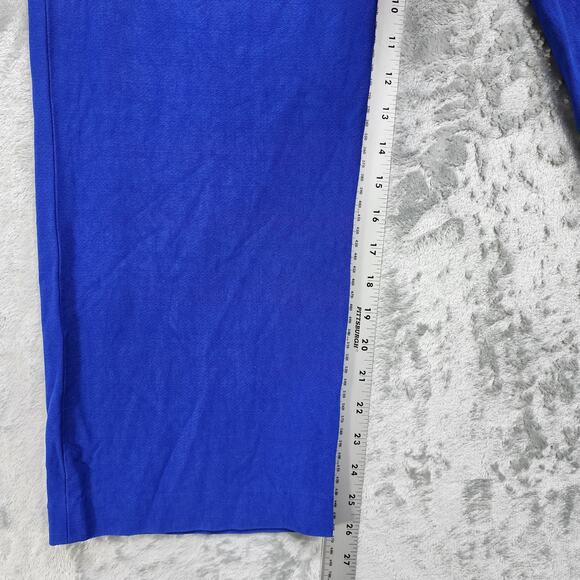 Vintage Alex Evenings Pants Womens 12 PETITE Pull On Stretch High Rise Straight - Picture 8 of 10